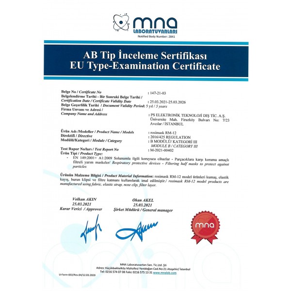 100 Mascherine FFP2 LILLA Italiamedica Certificate CE2841 DPI Cat.III Made in EU